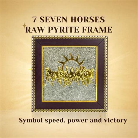 7 Horses : Pyrite Frame - Tattva Soul Store – Tattva : Soul Store