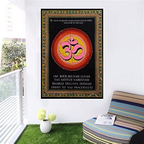 Aum Chant Magical Words Wall Hanging Cotton Poster Religious 30x40 ...