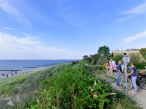 Viewing platform path to the high shore Ahrenshoop