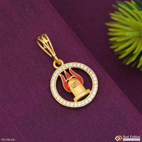 Stylish Pendants | Trendy Gold Plated Men’s Pendant Online - Soni ...