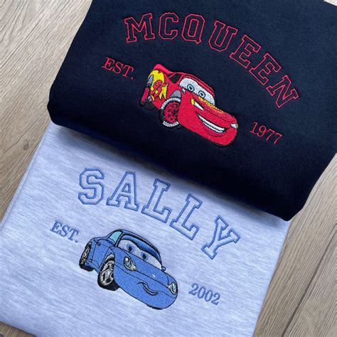 Lightning Mcqueen Sweatshirt - Mcqueen Cars Embroidered Sweatshirt ...