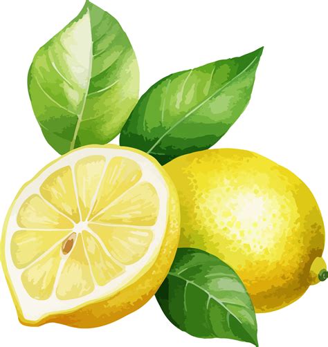 AI generated Watercolor lemon clipart design illustration 36520773 PNG