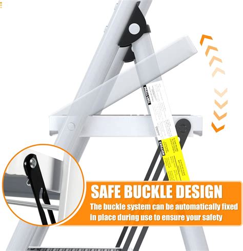 Buy Step Ladder BAVIKUNP 2 Step Ladder Folding 2 Step Stools for Adults ...