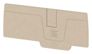 1991970000 WEIDMULLER, End Cover, for Use with Weidmuller A Series Feed ...