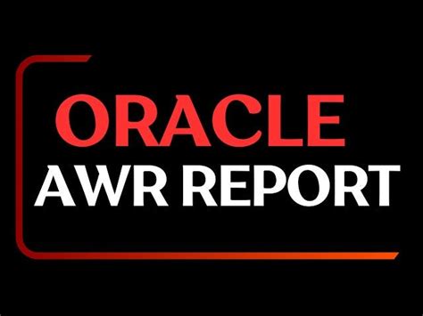 Image result for AWR SQL Report Oracle