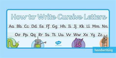 Twinkl Cursive Handwriting Mat | Primary Resources - Twinkl