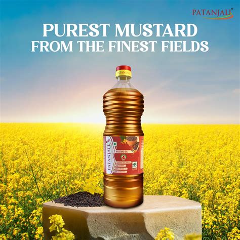 Buy Patanjali 1L Mustard Oil Online India | Ubuy