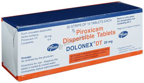 Dolonex DT 20mg Tablet: Price, Uses, Side Effects & How to Use - MediBuddy