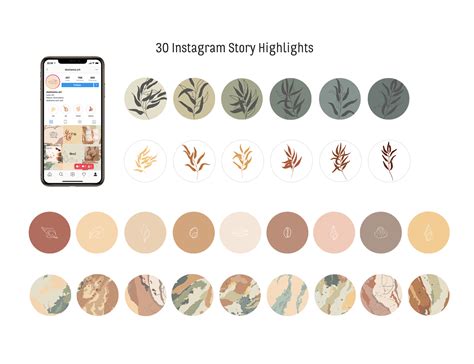 Nature Instagram Story Highlight Covers Graphic by dasha_mo · Creative Fabrica