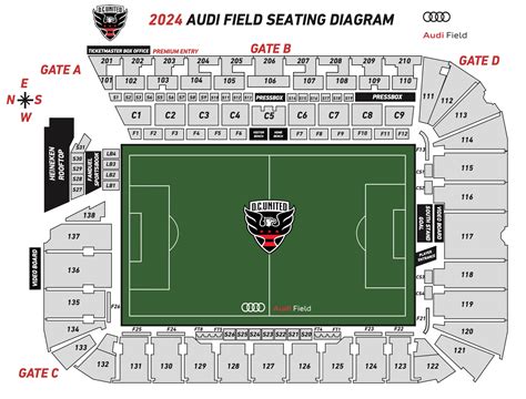 Stadium Maps - Audi Field