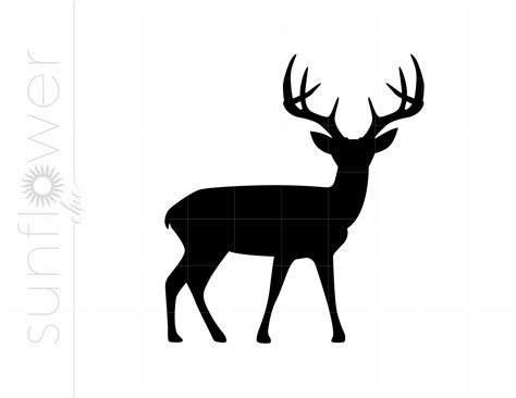 Full Size Deer Silhouette at Jared Harper blog
