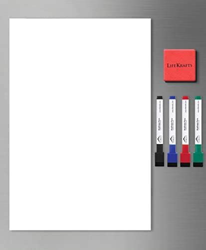 Lifekrafts Magnetic Dry Erase Weekly Color Planner Sheet | Size(43x28 ...