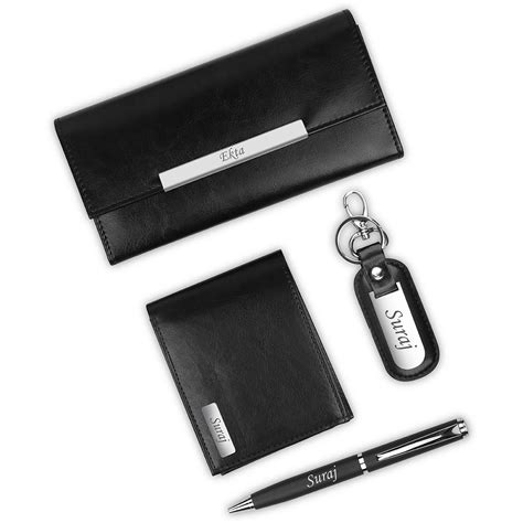 Buy The Wallet Store Personalized Name Vegan Leather Wallet for Men ...