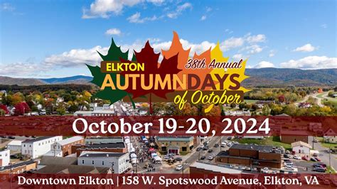 Elkton Autumn Days Arts & Crafts Festival, 158 W Spotswood Ave, Elkton ...