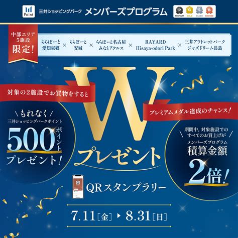 [Limited to participating facilities] Double present! Shopping around ...