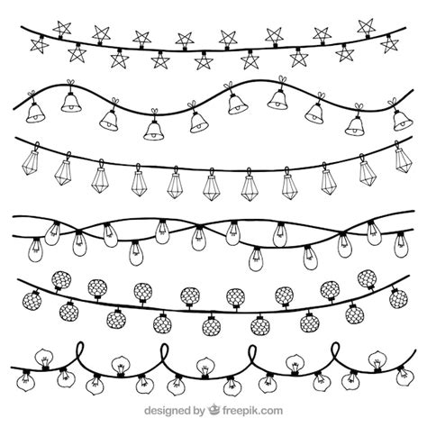 Fairy lights drawing Images - Free Download on Freepik
