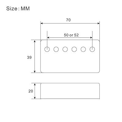 Guyker Humbucker Pickup Cover (50mm/52mm Pole India | Ubuy