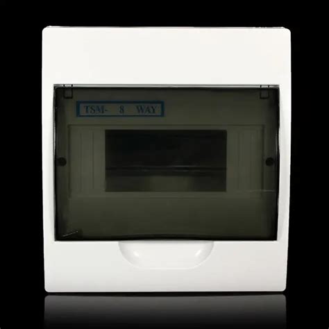 TSM8 8 Way Plastic Indoor Electrical Distribution Boxes Enclosure - US ...