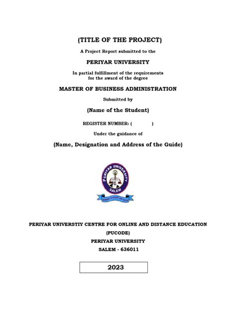 Image result for Example of Formal Project