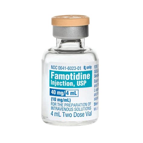Famotidine Injection 10 mg/mL, Multiple Dose Vial 4 mL, 25/Tray | McGuff
