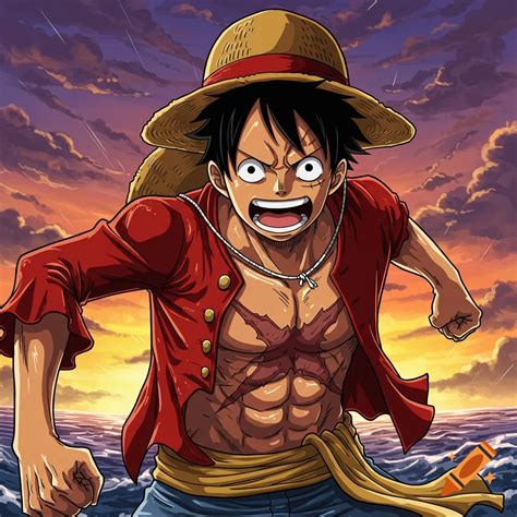 Monkey D. Luffy on Craiyon