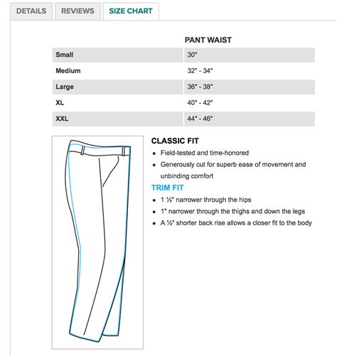 Orvis Waders Size Chart