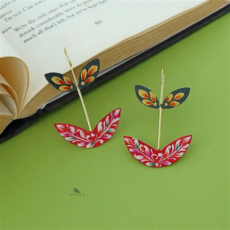 Hand Painted Butterfly Stick Drop – Adore By Priyanka