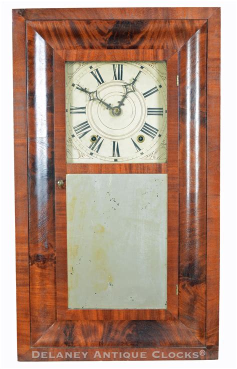 David Dutton, Mount Vernon, New Hampshire. 30-hour Ogee shelf clock ...