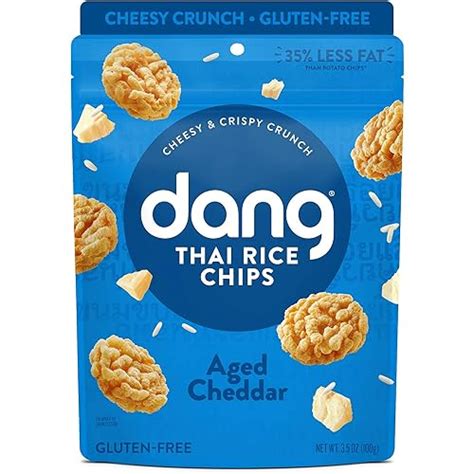 Buy Dang Thai Rice Chips | Aged Cheddar | 12 Pack | Gluten Free, Soy ...
