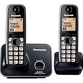 Panasonic KX-TG3611SX Single Line 2.4GHz Digital Cordless Phone Black ...