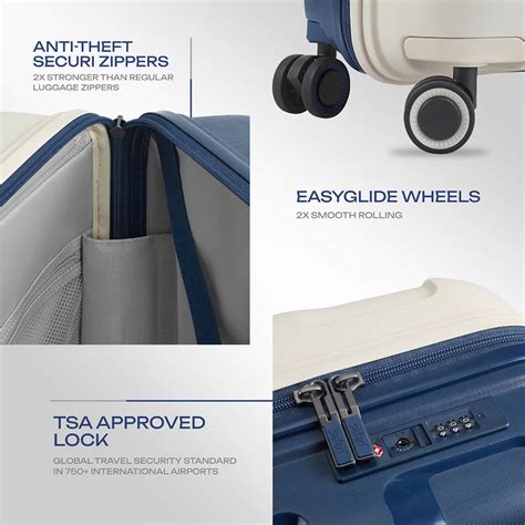Safari Aeroglide Trolley Bag with anti-scratch shell, TSA lock and Anti ...