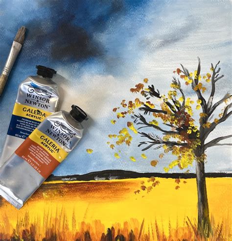 Image result for Easy Paint Tutorial Sky Autumn