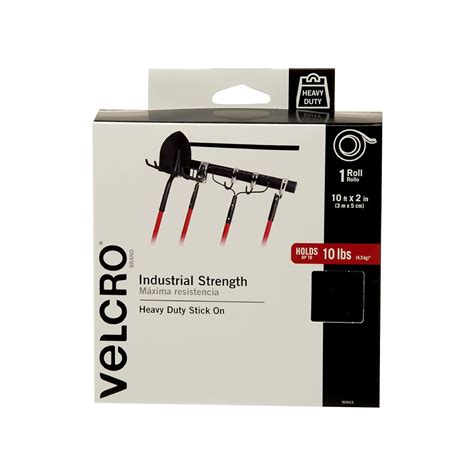 VELCRO Brand - Industrial Strength - 2" x 10' - Black : Amazon.in ...