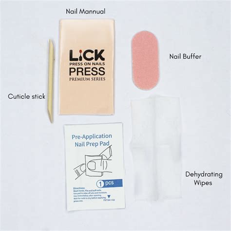LICK NAILS French Style White Nail Press on Nails – ONESTOP-MALL OF ...
