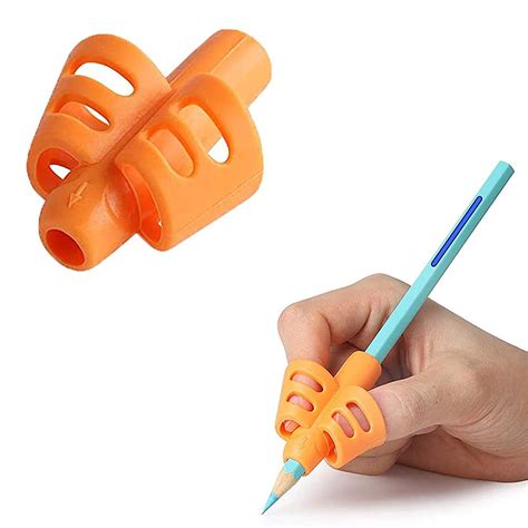 DOCAT Children Pencil Holder Writing Aid Grip Trainer Ergonomic ...