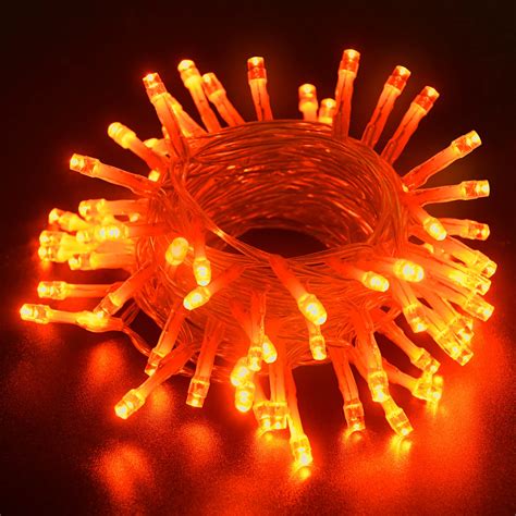 Dalugo Orange Fairy Lights,10ft 3M 30 LED Orange Lights Halloween with ...