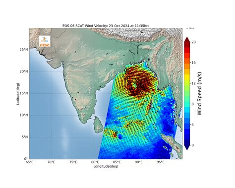 ISRO Satellites track Cyclone DANA