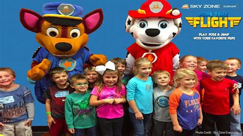Paw Patrol is coming to Sky Zone, Sky Zone Trampoline Park Durham, 17 ...