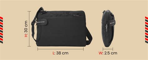 Swiss Military Glide Stylish Design Laptop Sling Bag for Men & Women ...