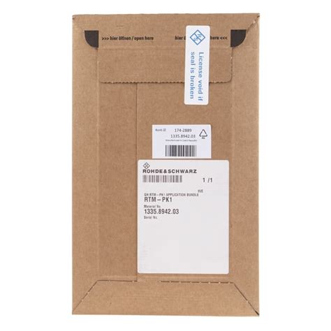 RTM-PK1 Rohde & Schwarz | Rohde & Schwarz Application Bundle ...