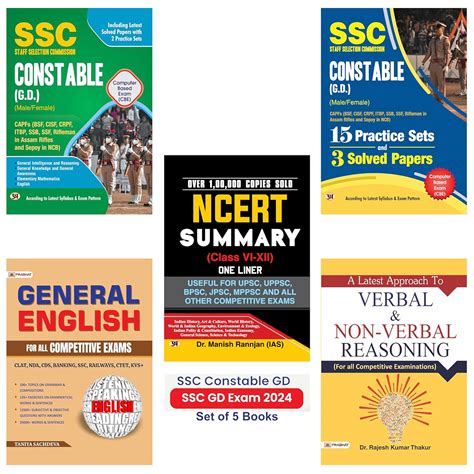 Buy SSC Constable GD Constable Book 2024 ( Verbal Reasoning + NCERT GK ...