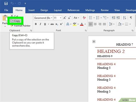 Image result for How to Copy and Paste Using Microsoft Word