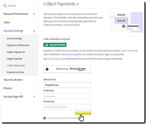 Collect online payments