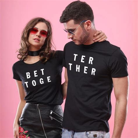Better Together Matching T-Shirts for Couples His & Hers T-shirts ...