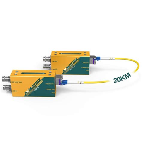 AVMatrix FE1121 – 3G-SDI Fiber Optic Extender – Bright Pixels