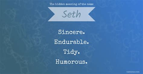 Seth Name
