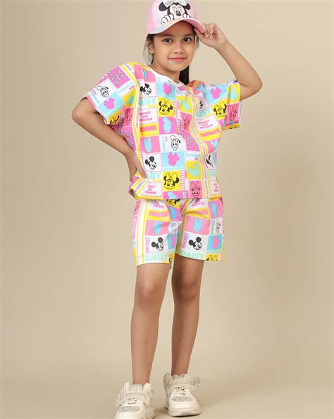 Mickey & Friends Printed Boxy Fit Tshirt For Girls – Kidsville