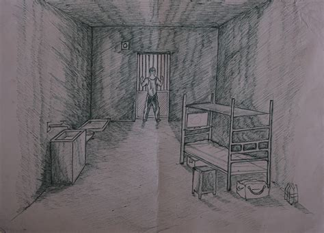 Jail Cell Drawing