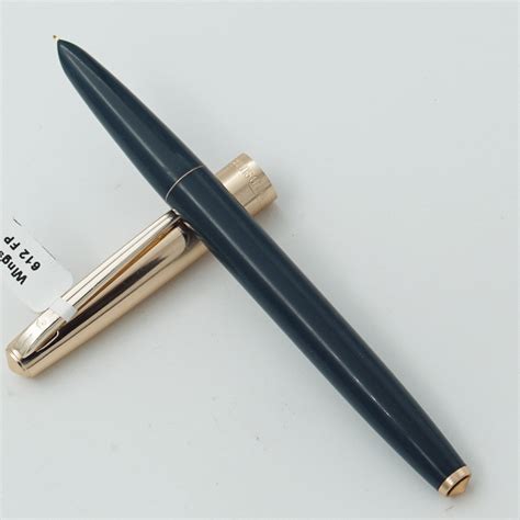 Wingsung 612 Green Color Body With Golden Cap Fine Nib Rubbersac Model ...