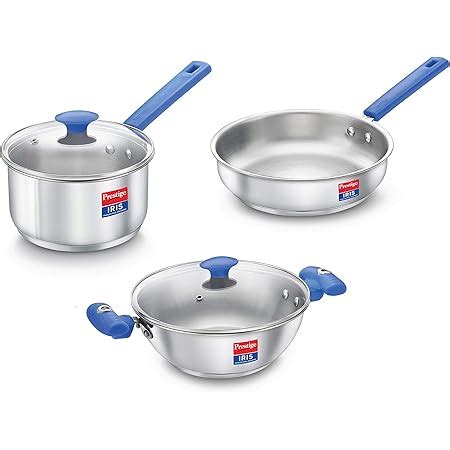 Buy Prestige Platina 3 Piece Stainless steel BYK set Online at Low ...